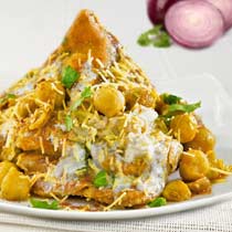 Vegetable Samosa Chat